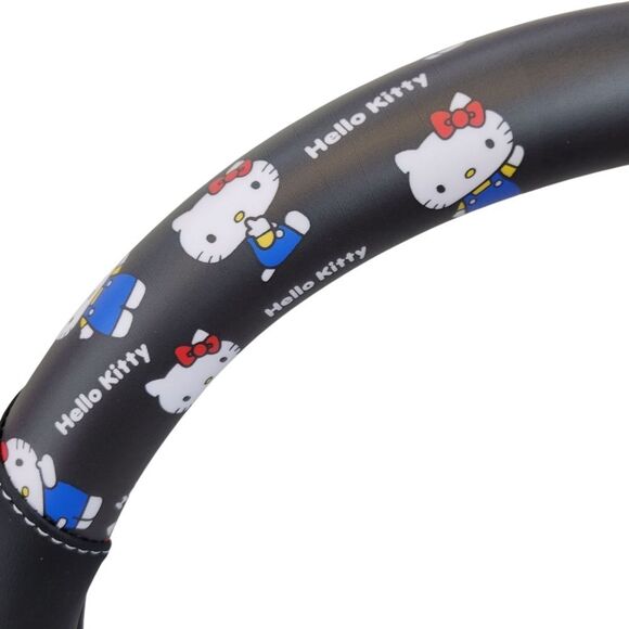 Brand New Sanrio Hello Kitty Black Car Steering Wheel Cover - Picture 2 of 9